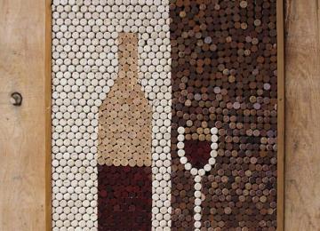 Driftwood Cork Board